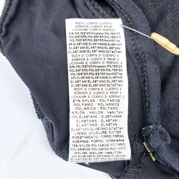 Trina Turk Recreation Bathing Suit Top Womens XL Black Orange Gray White Tankini - Picture 7 of 11